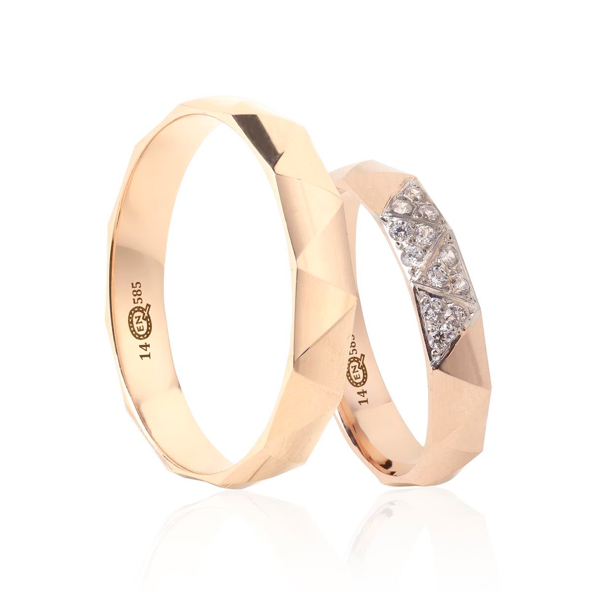 14 Ayar Elişi Kadın Alyans - EL01933