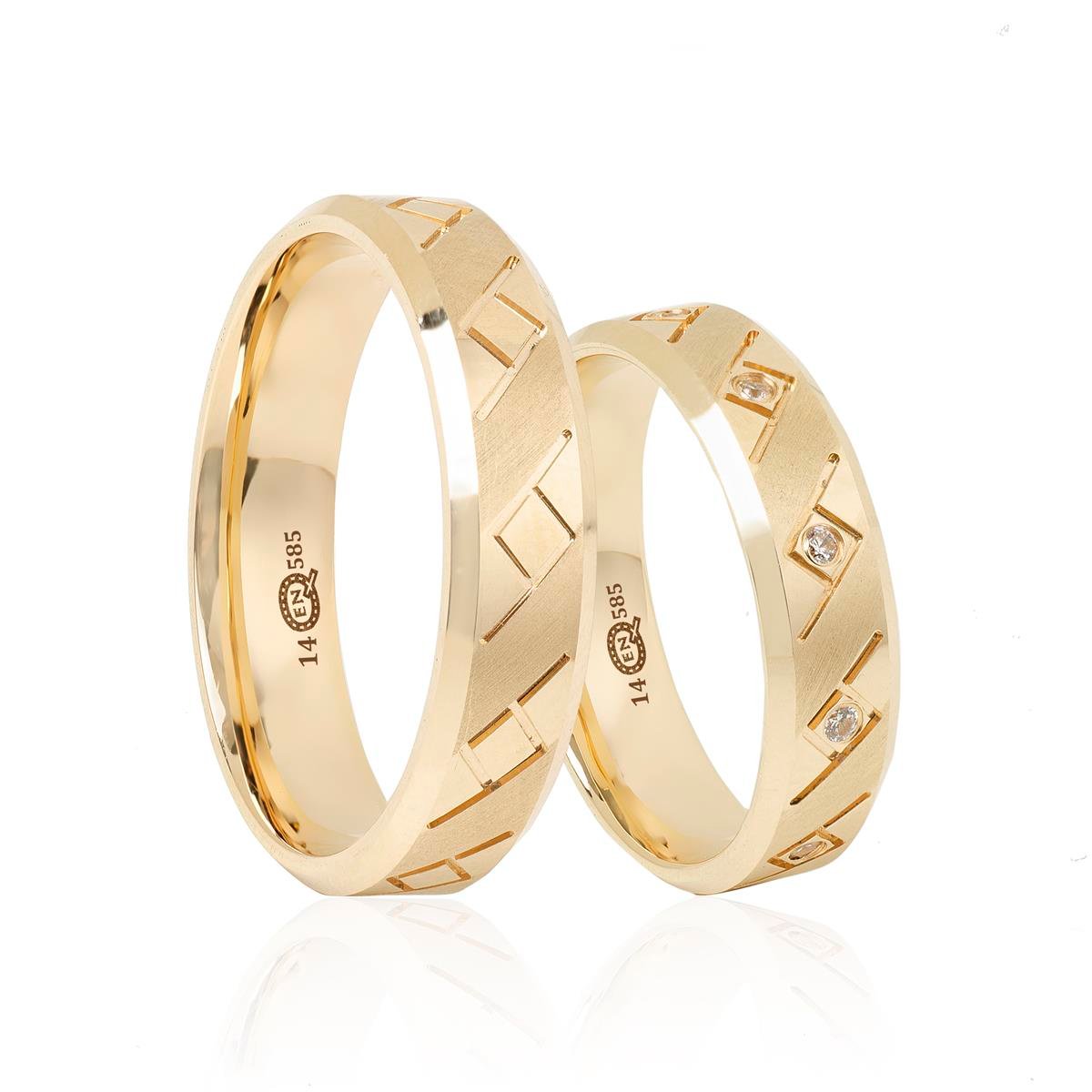 14 Ayar Elişi Kadın Alyans - EL01939