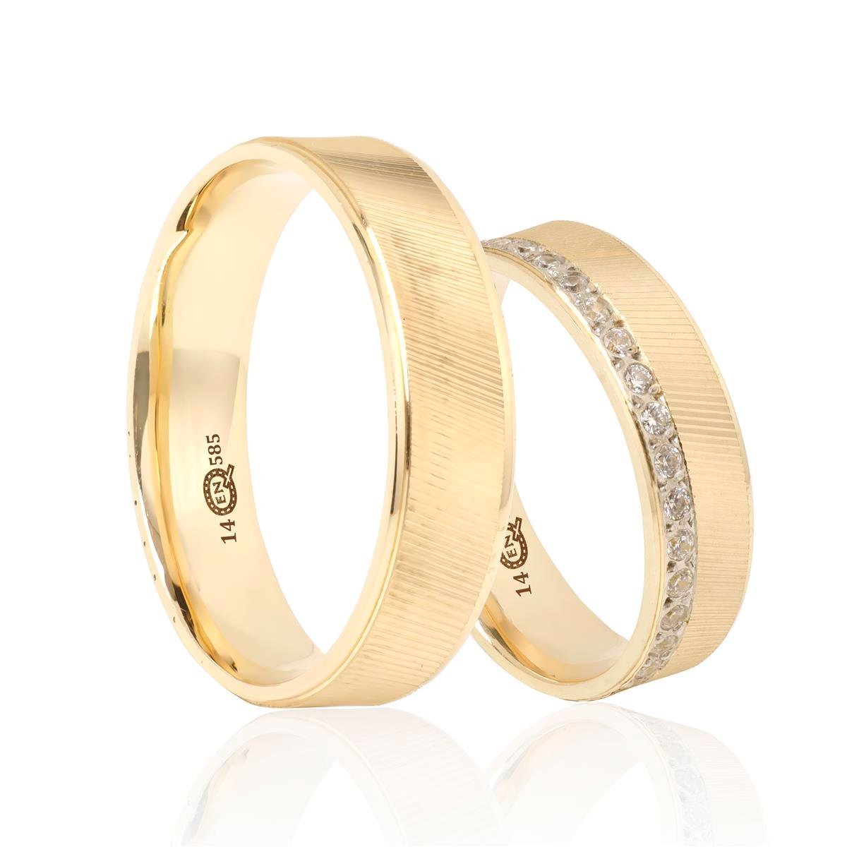 14 Ayar Elişi Kadın Alyans - EL01949