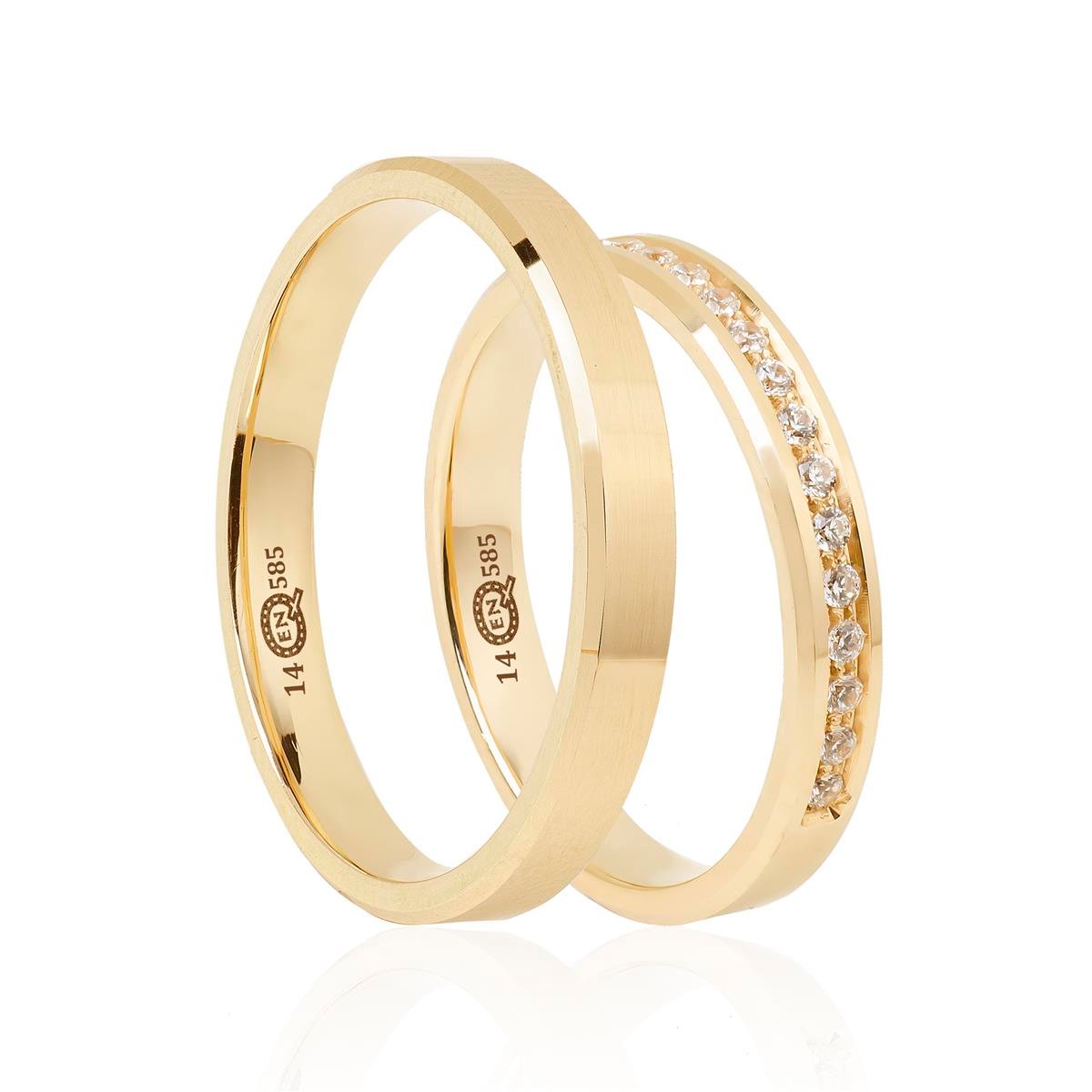 14 Ayar Elişi Kadın Alyans - EL01955