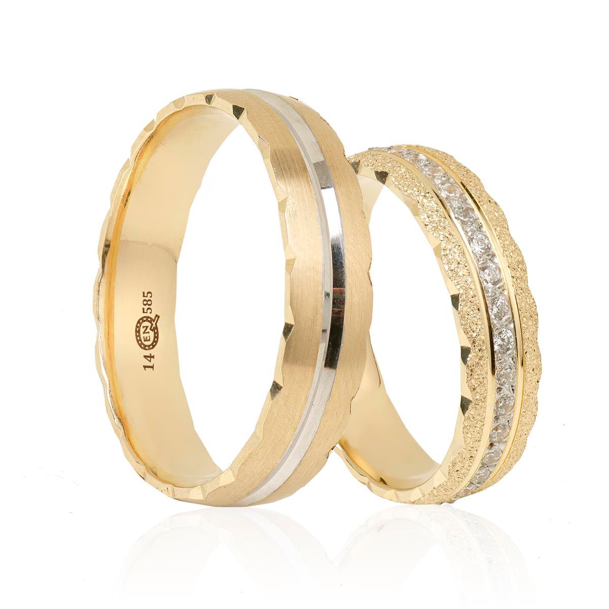 14 Ayar Elişi Kadın Alyans - EL01973