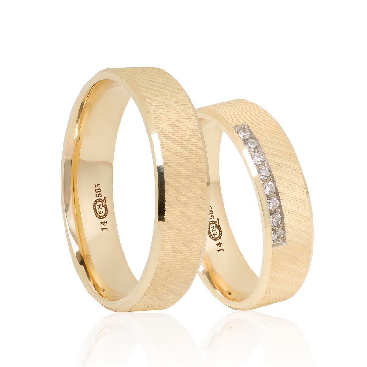 14 Ayar Elişi Kadın Alyans - EL01977