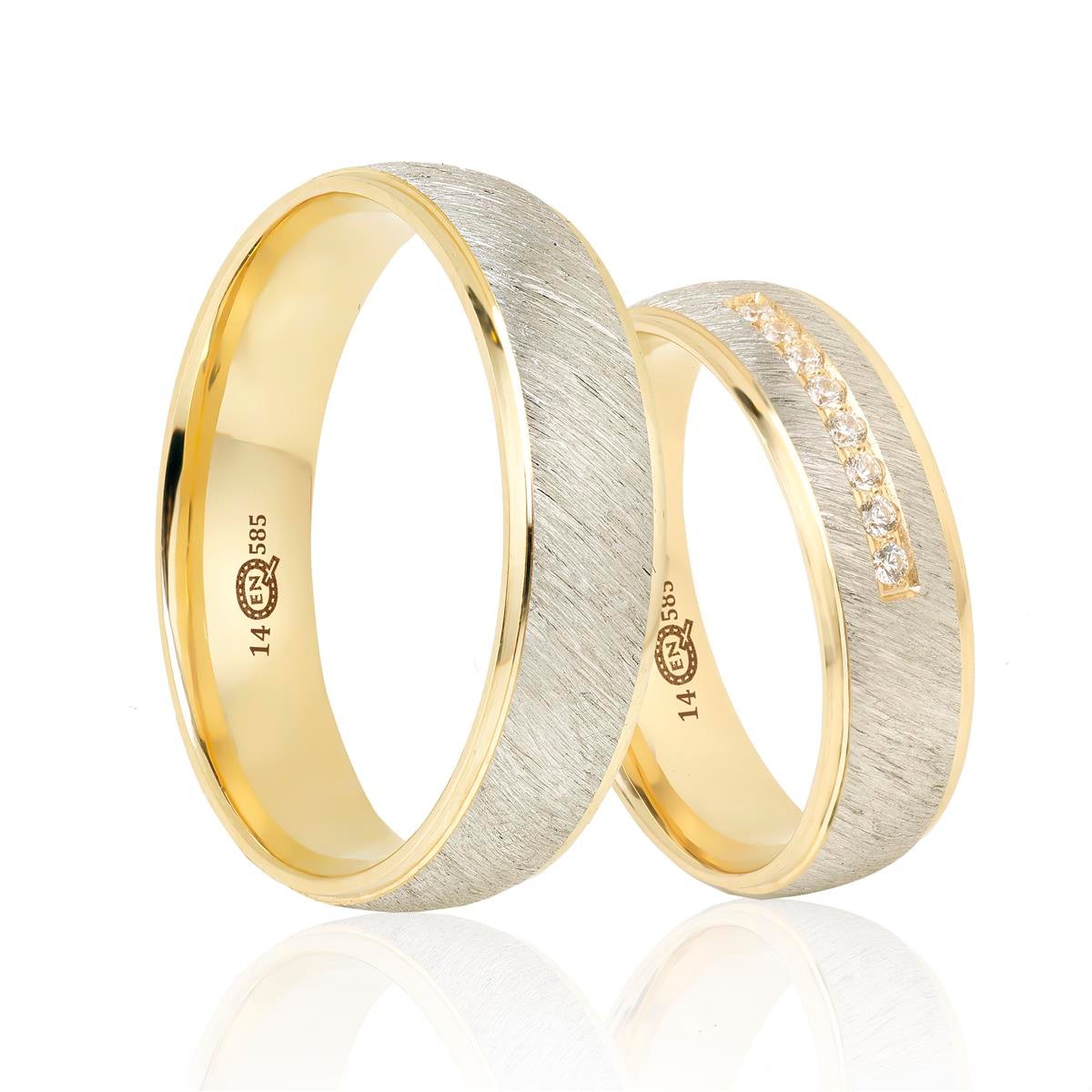 14 Ayar Elişi Kadın Alyans - EL01985