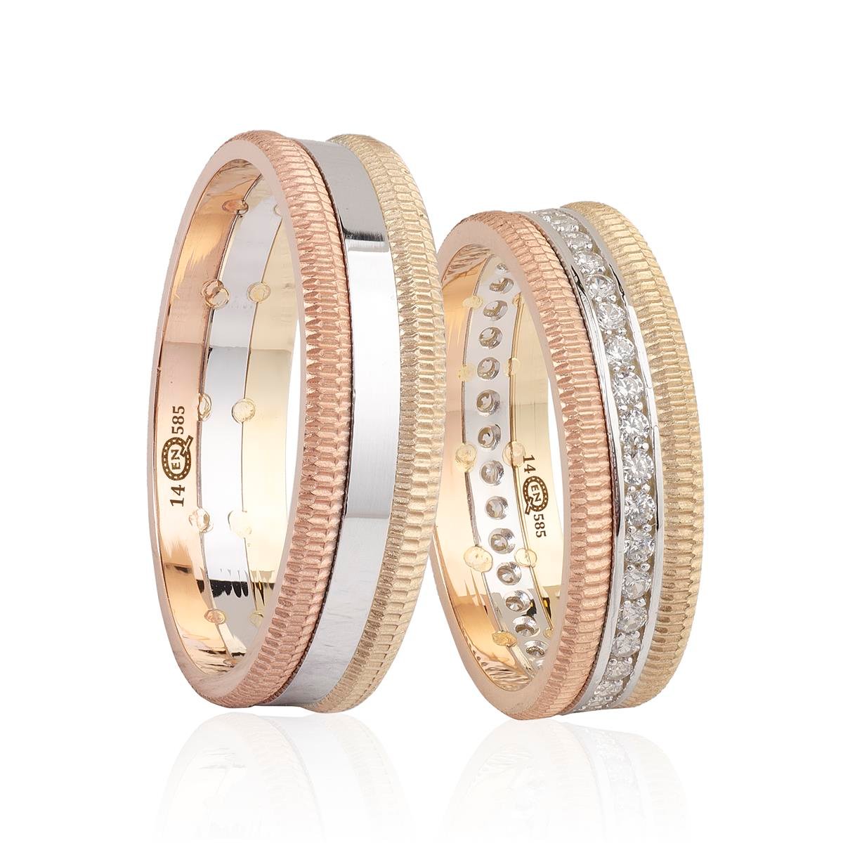 14 Ayar Elişi Kadın Alyans - EL02029