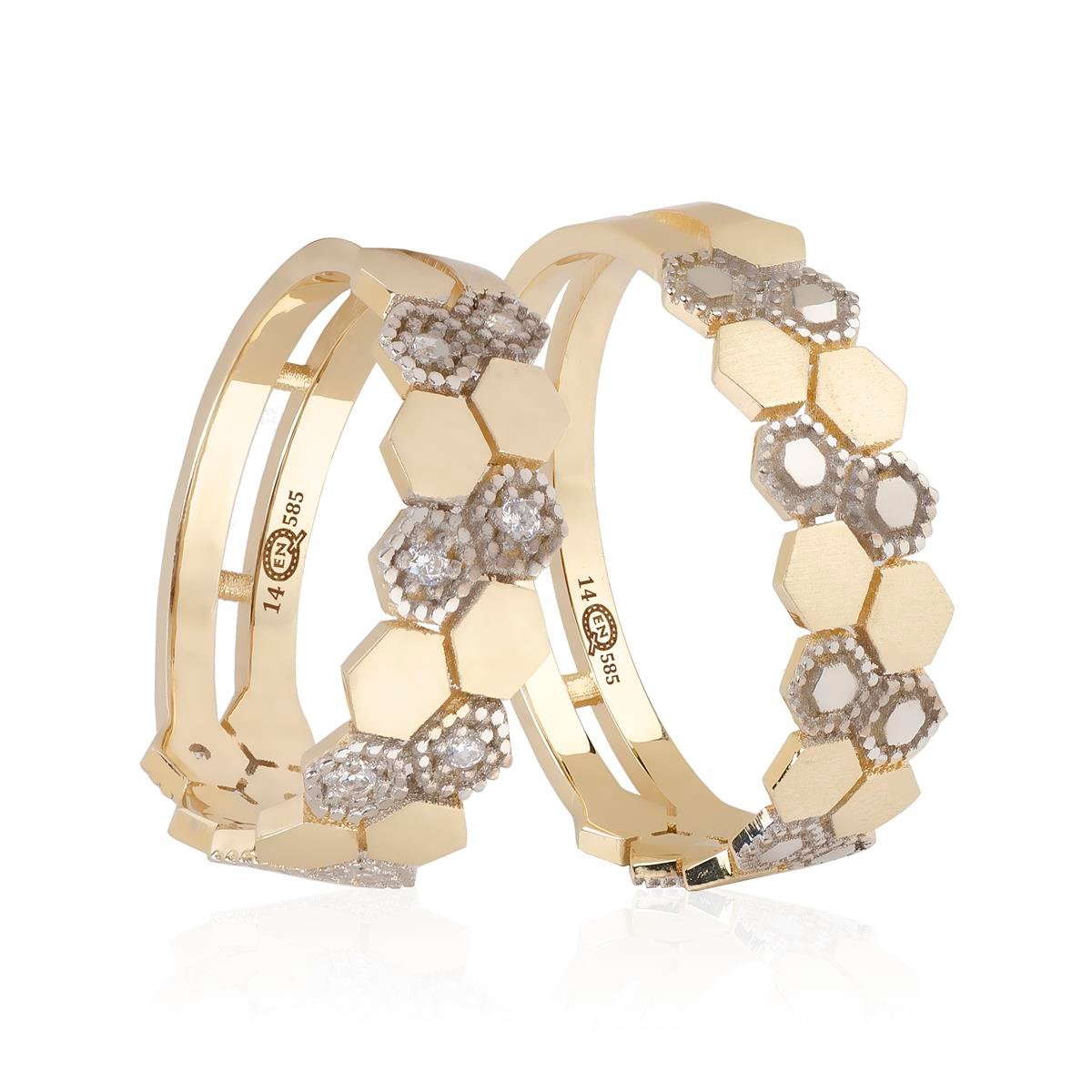 14 Ayar Elişi Kadın Alyans - QCO0069