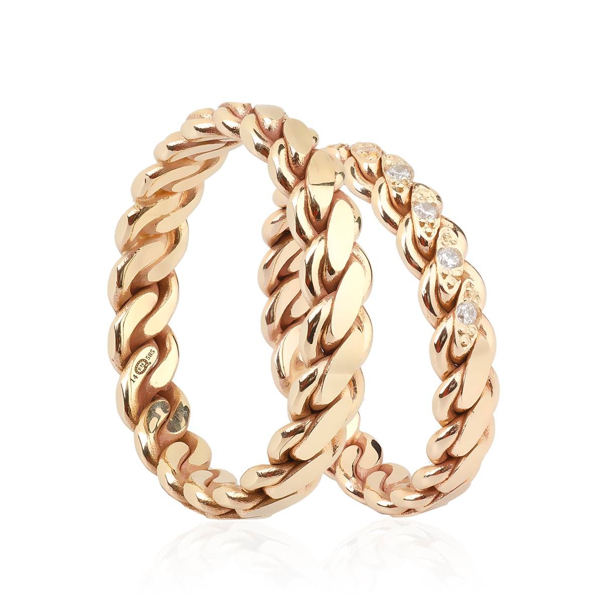 14 Ayar Elişi Kadın Alyans - QCO0081