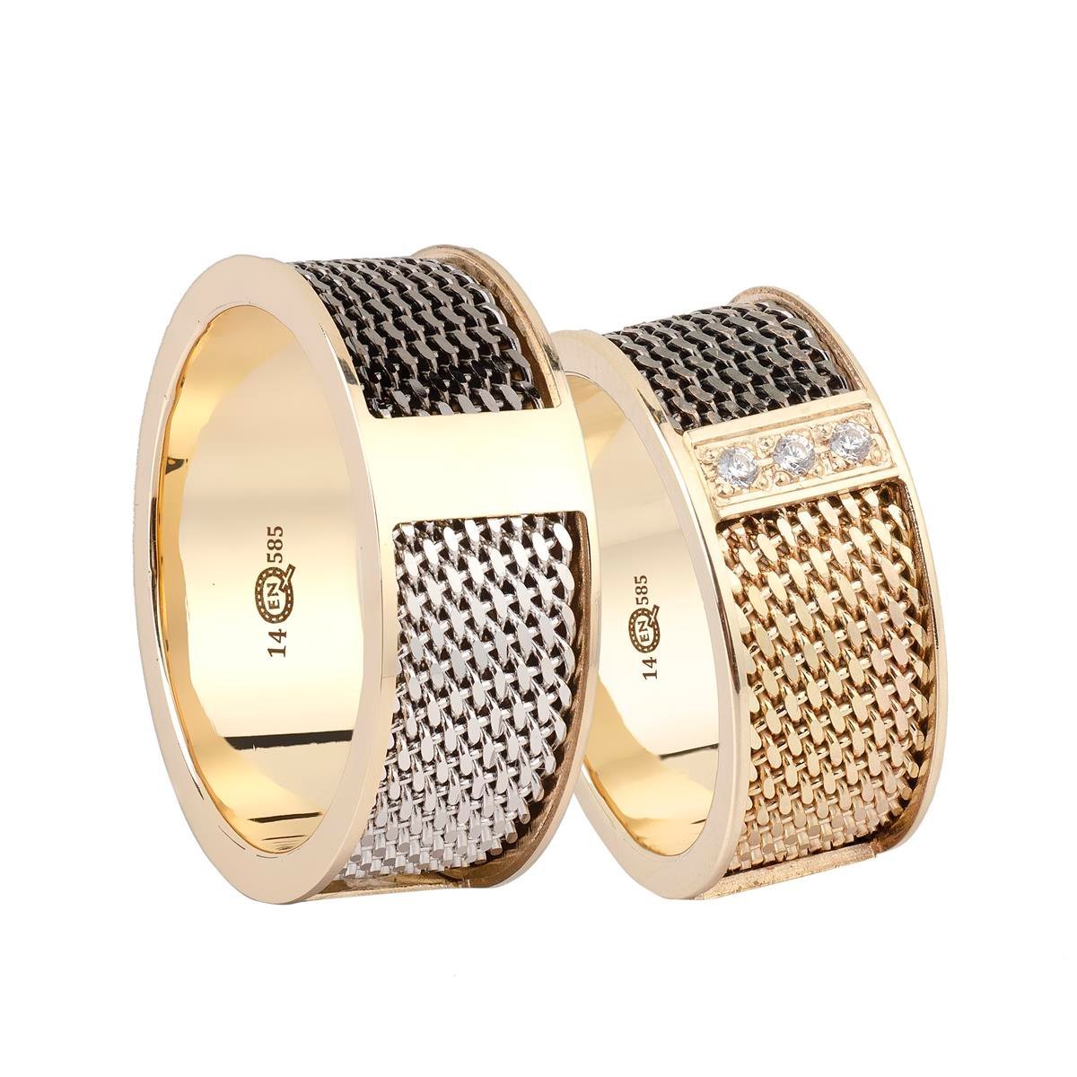 14 Ayar Elişi Kadın Alyans - QDS0013