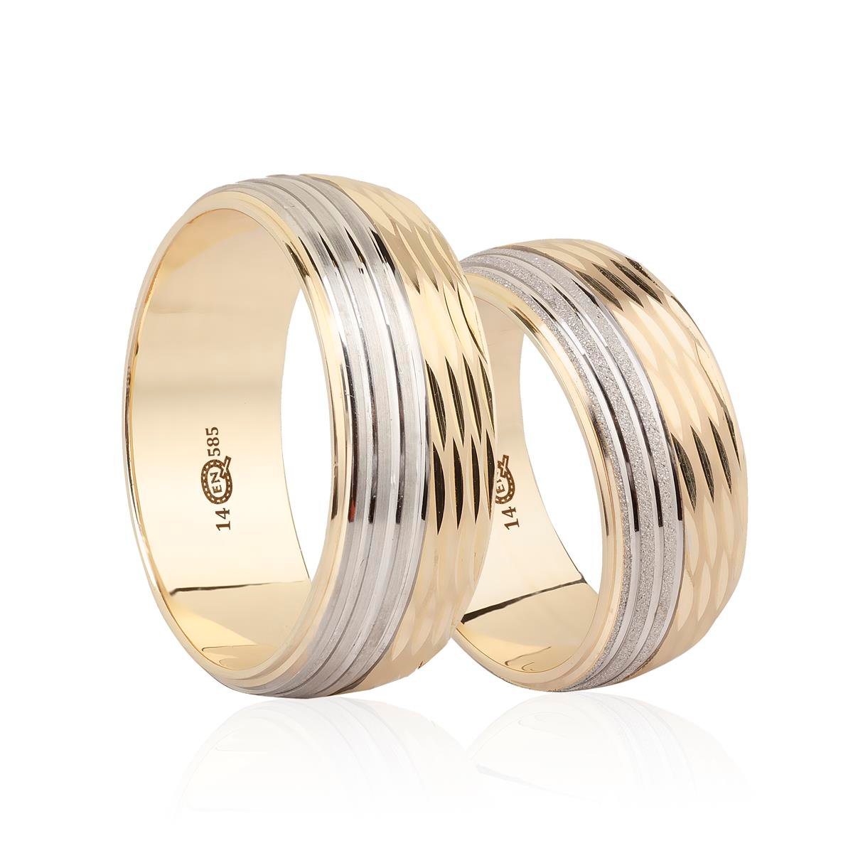 14 Ayar İçi Boş Erkek Alyans - IBK0510