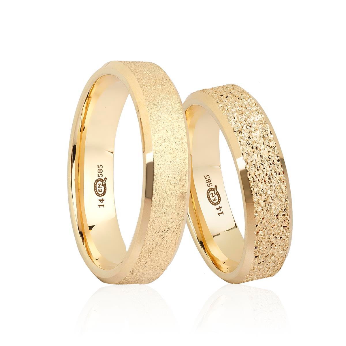 14 Ayar İçi Boş Kadın Alyans - IBK0483