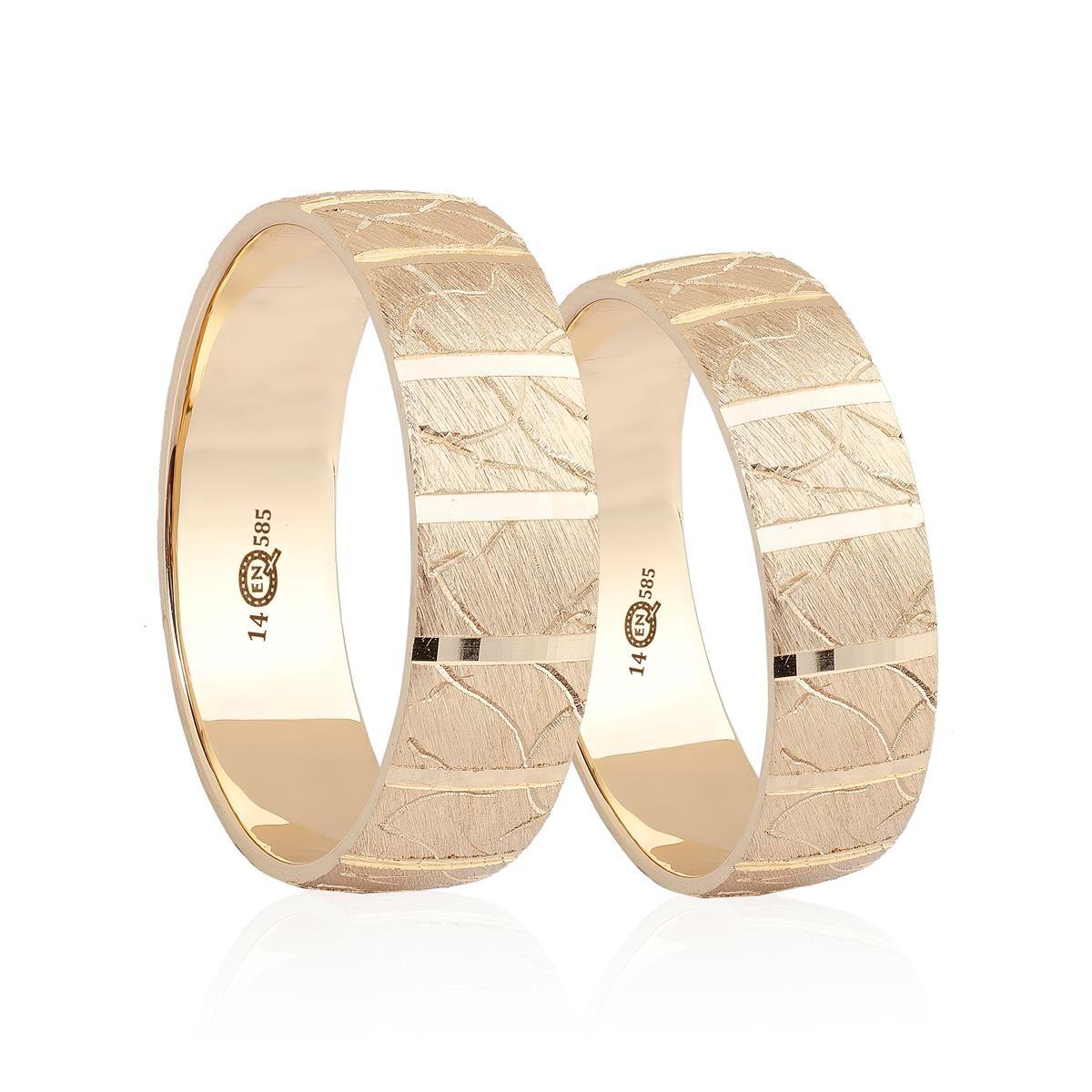 14 Ayar İçi Boş Kadın Alyans - IBK0501