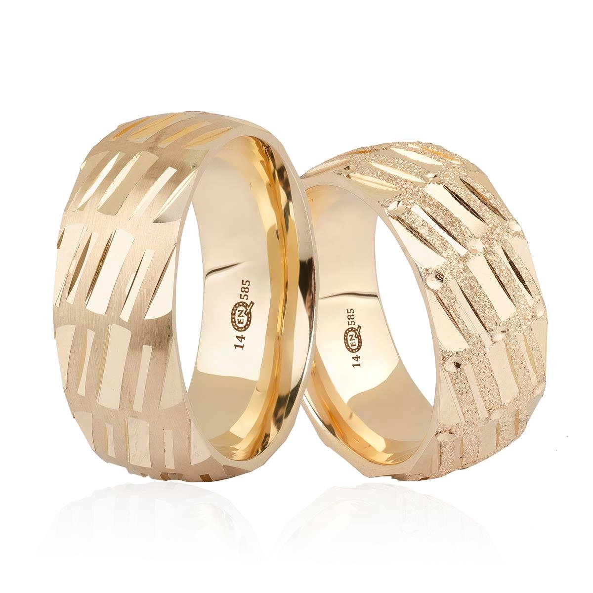 14 Ayar İçi Boş Kadın Alyans - IBK0503