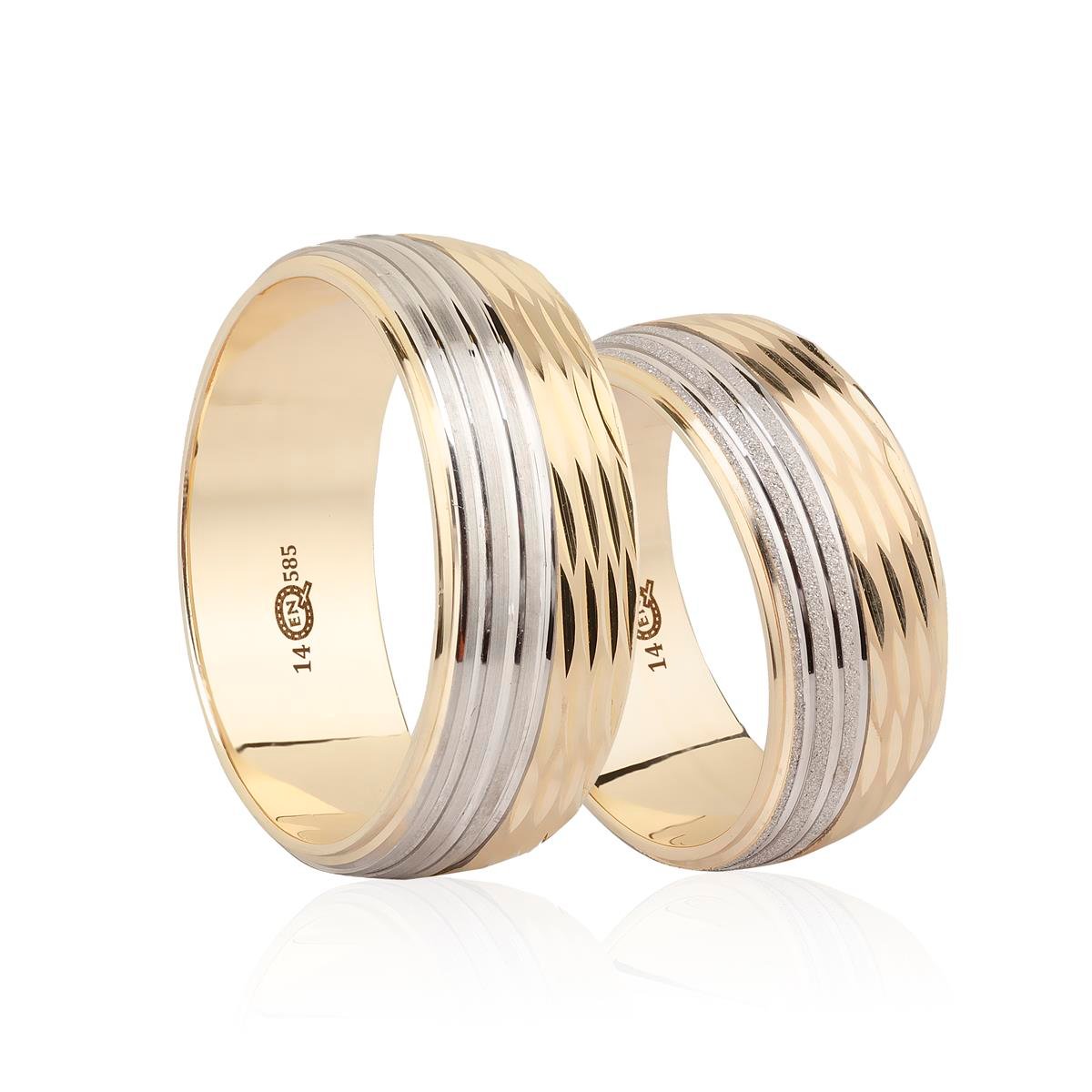 14 Ayar İçi Boş Kadın Alyans - IBK0509