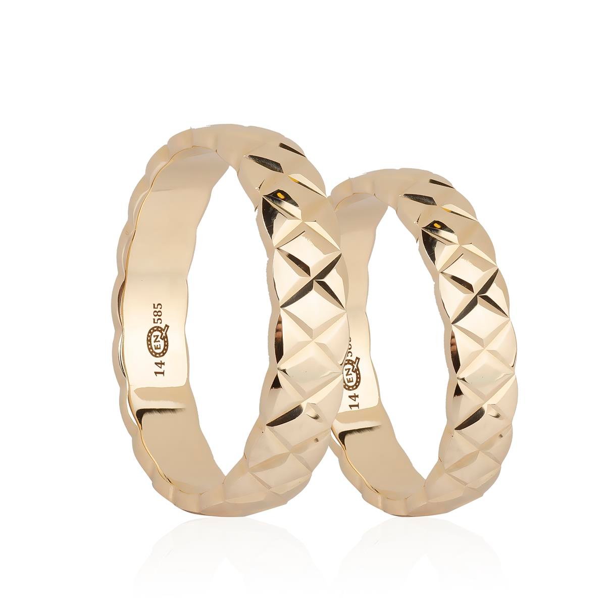 14 Ayar İçi Boş Kadın Alyans - IBK0533