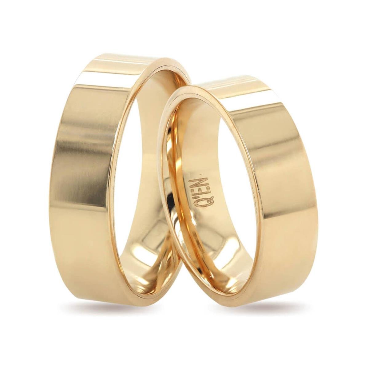 14 Ayar Makine Erkek Alyans - IBK0148