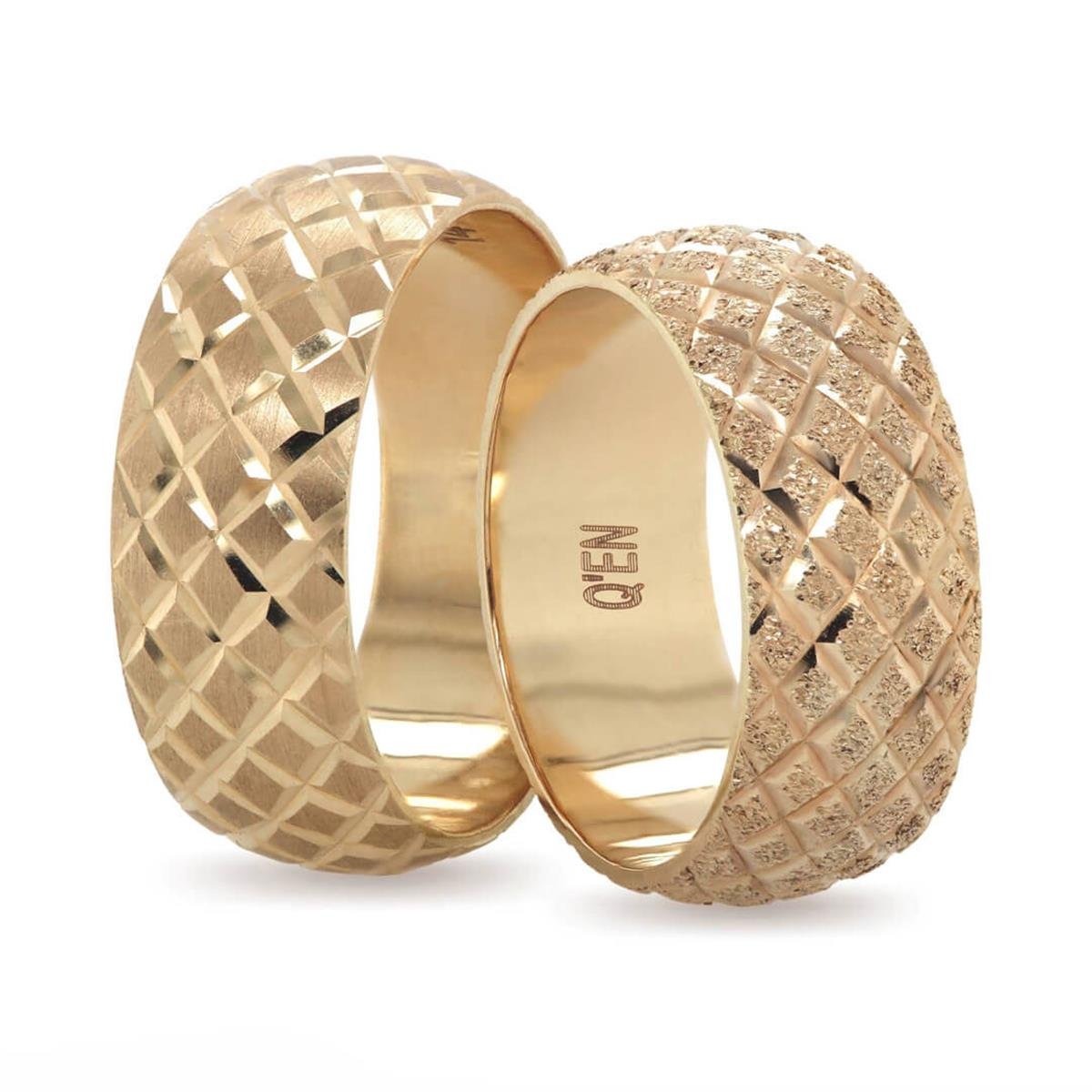 14 Ayar Makine Erkek Alyans - IBK0164