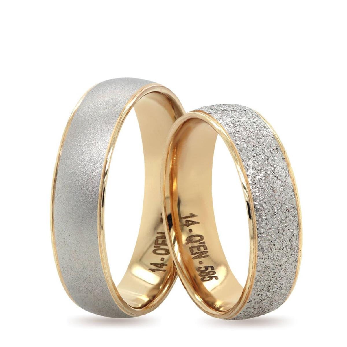 14 Ayar Makine Erkek Alyans - IBK0254