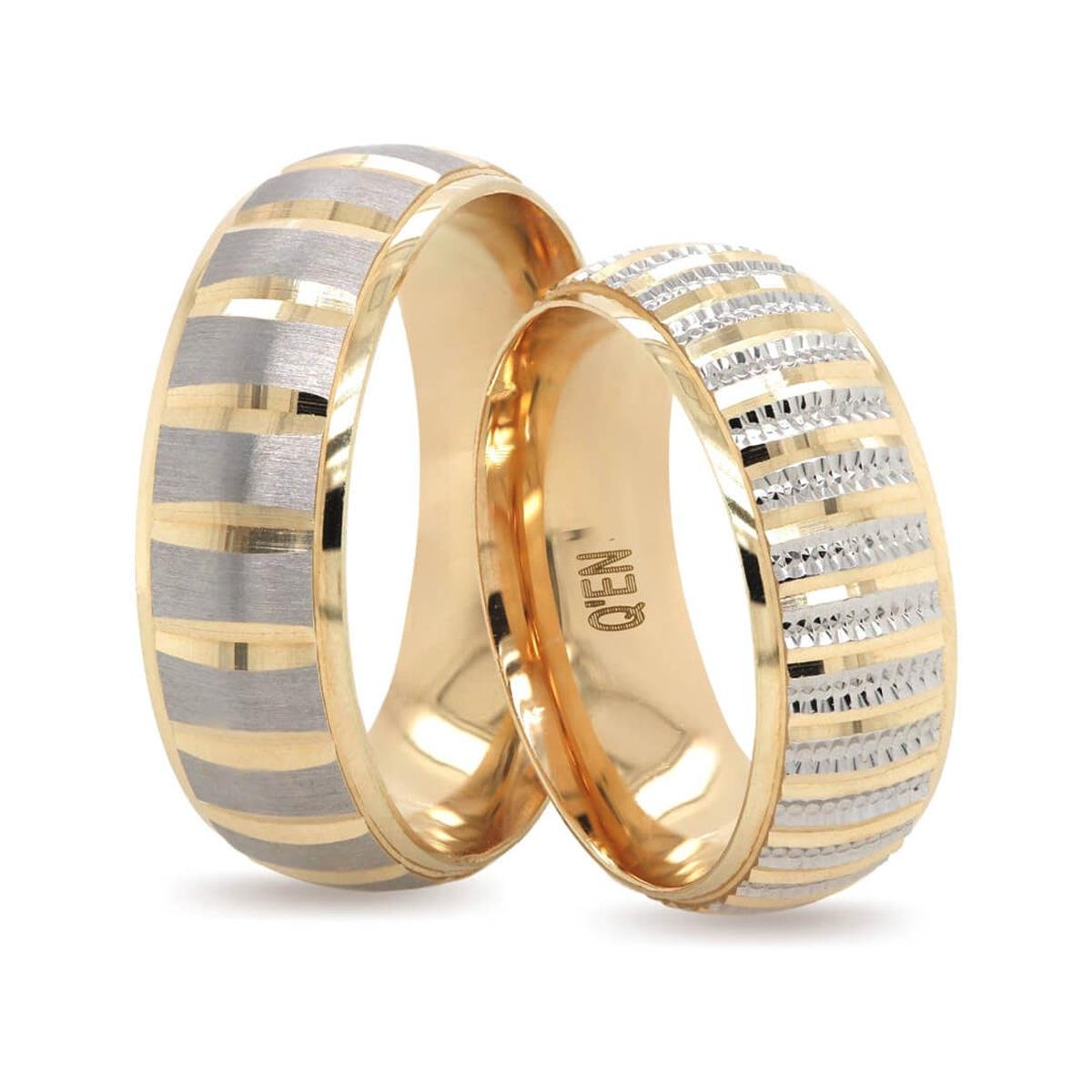 14 Ayar Makine Erkek Alyans - IBK0266