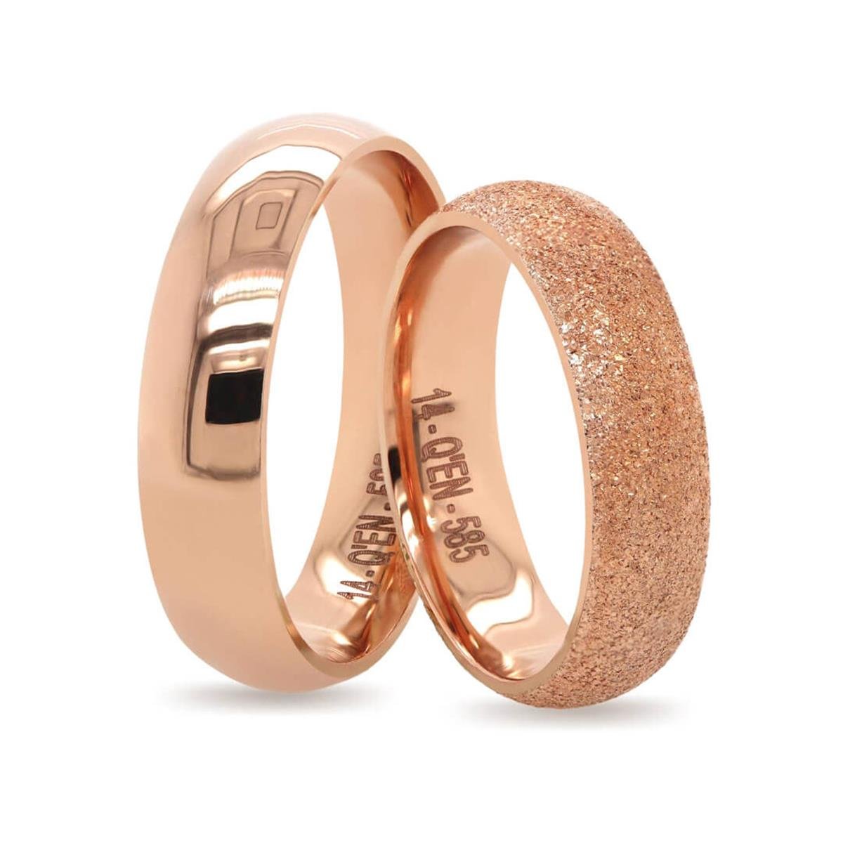 14 Ayar Makine Erkek Alyans - IBK0282