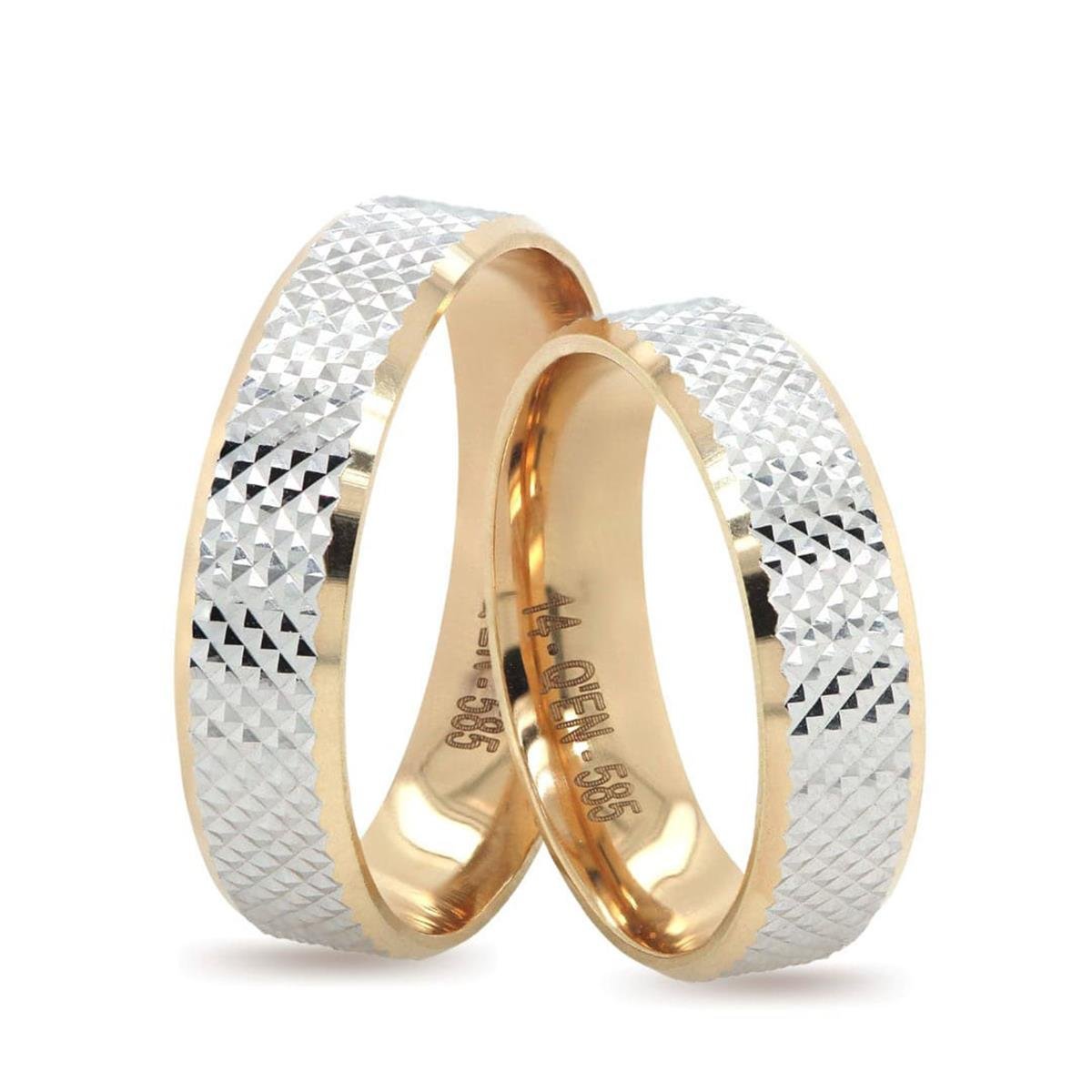 14 Ayar Makine Erkek Alyans - IBK0298