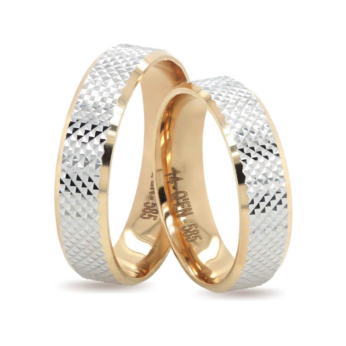 14 Ayar Makine Erkek Alyans - IBK0298