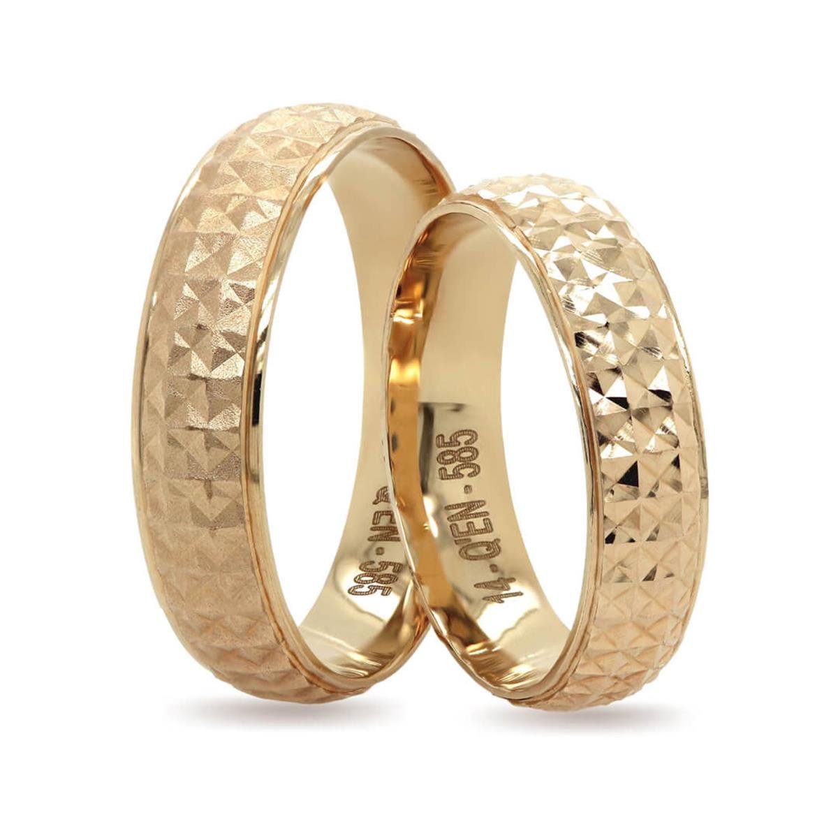 14 Ayar Makine Erkek Alyans - IBK0308