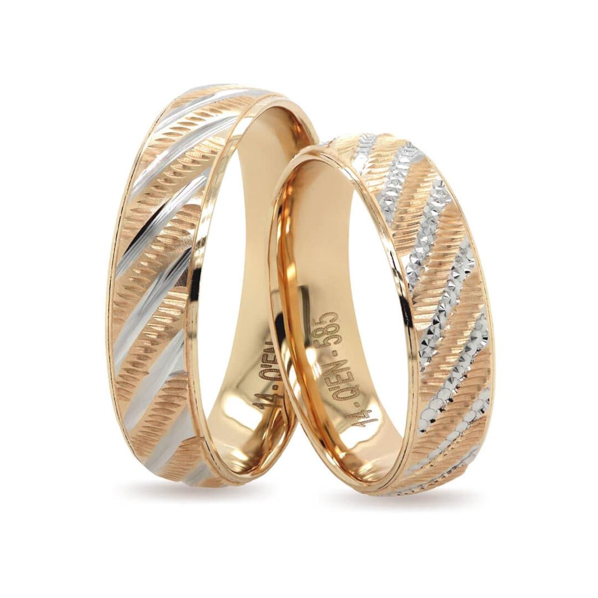 14 Ayar Makine Erkek Alyans - IBK0310