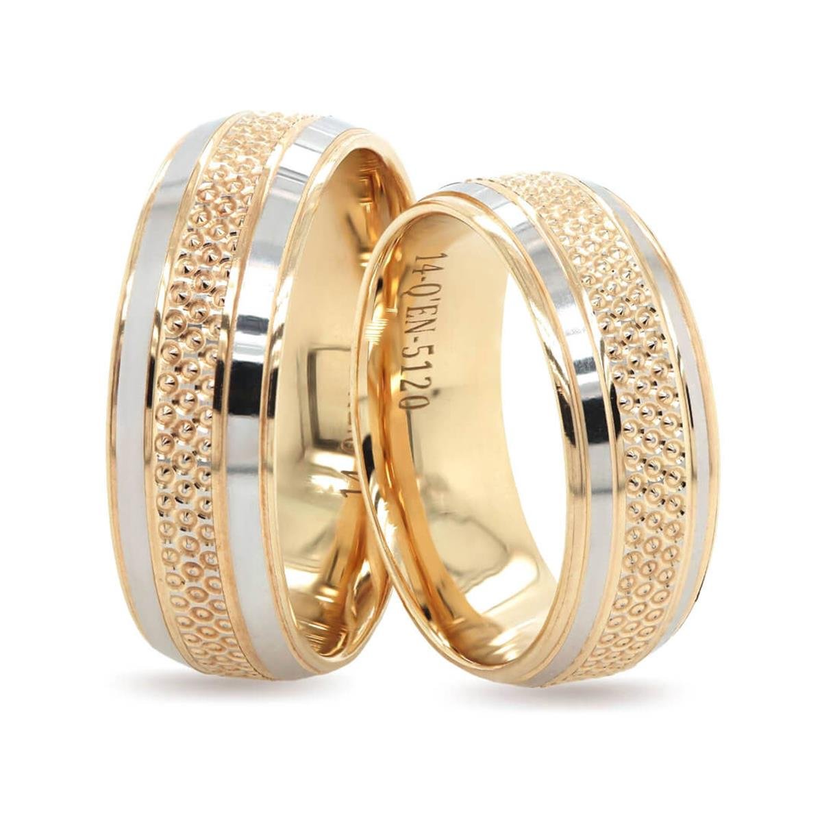 14 Ayar Makine Erkek Alyans - IBK0368