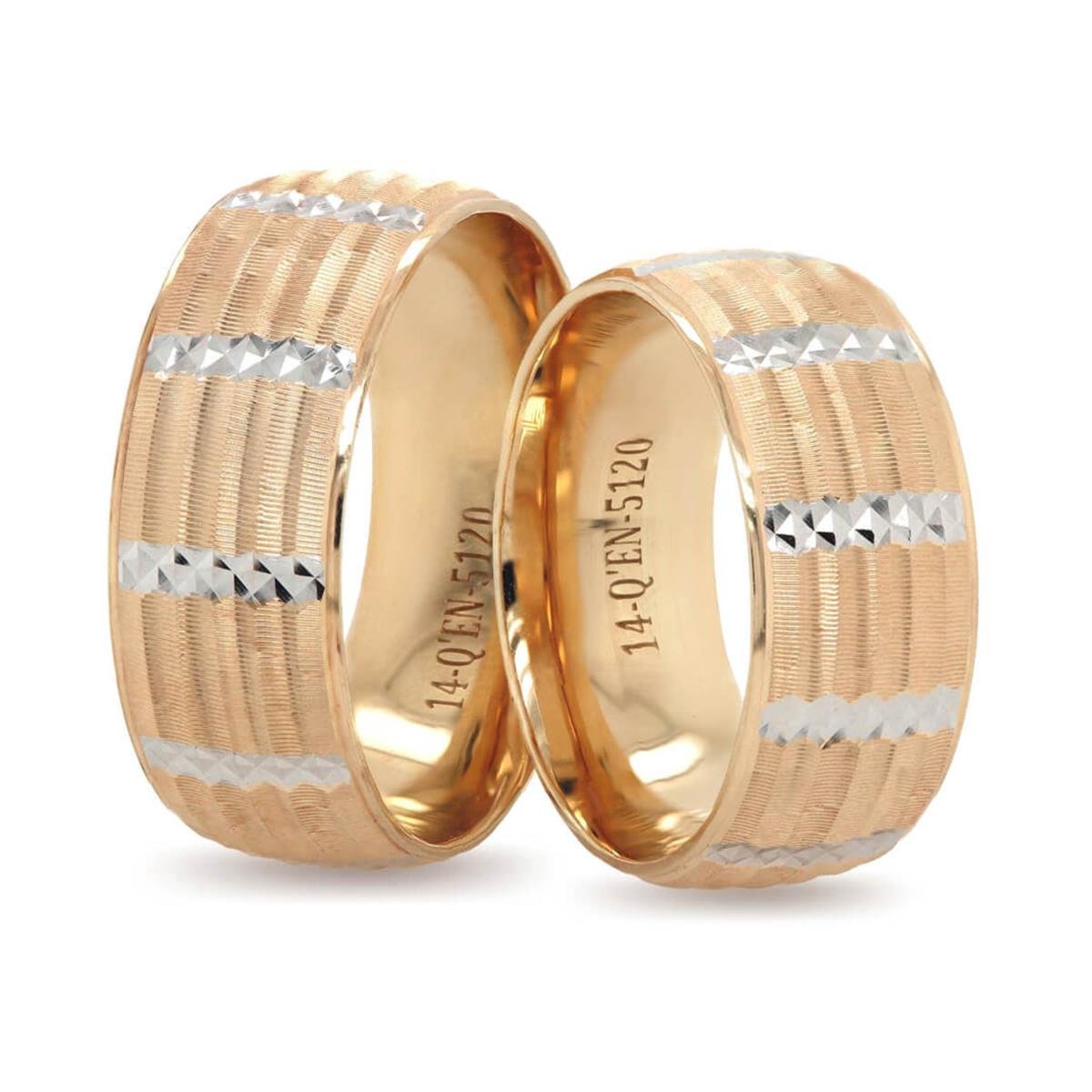 14 Ayar Makine Erkek Alyans - IBK0370