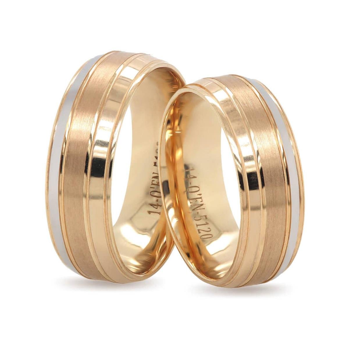 14 Ayar Makine Erkek Alyans - IBK0372