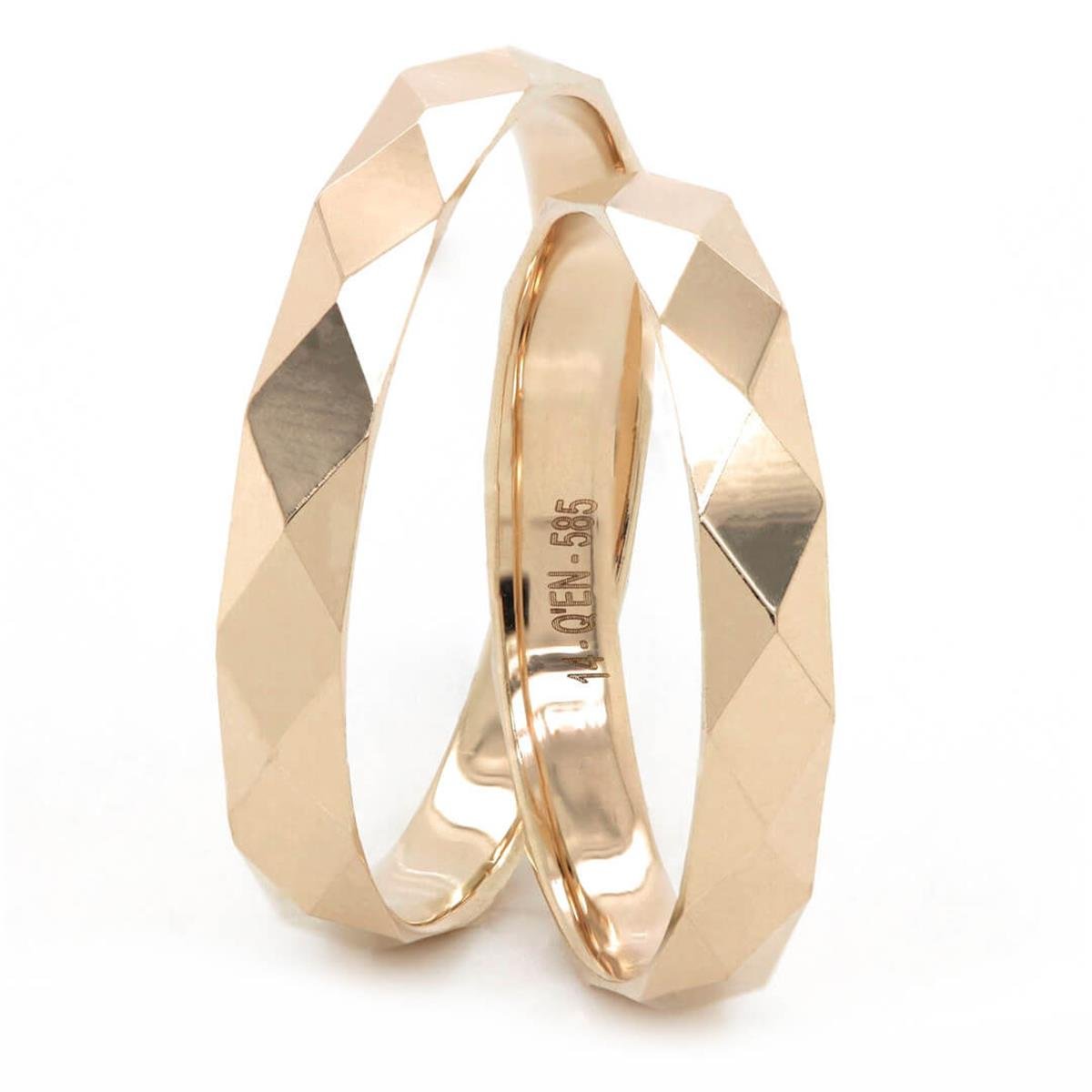 14 Ayar Makine Erkek Alyans - IBK0378