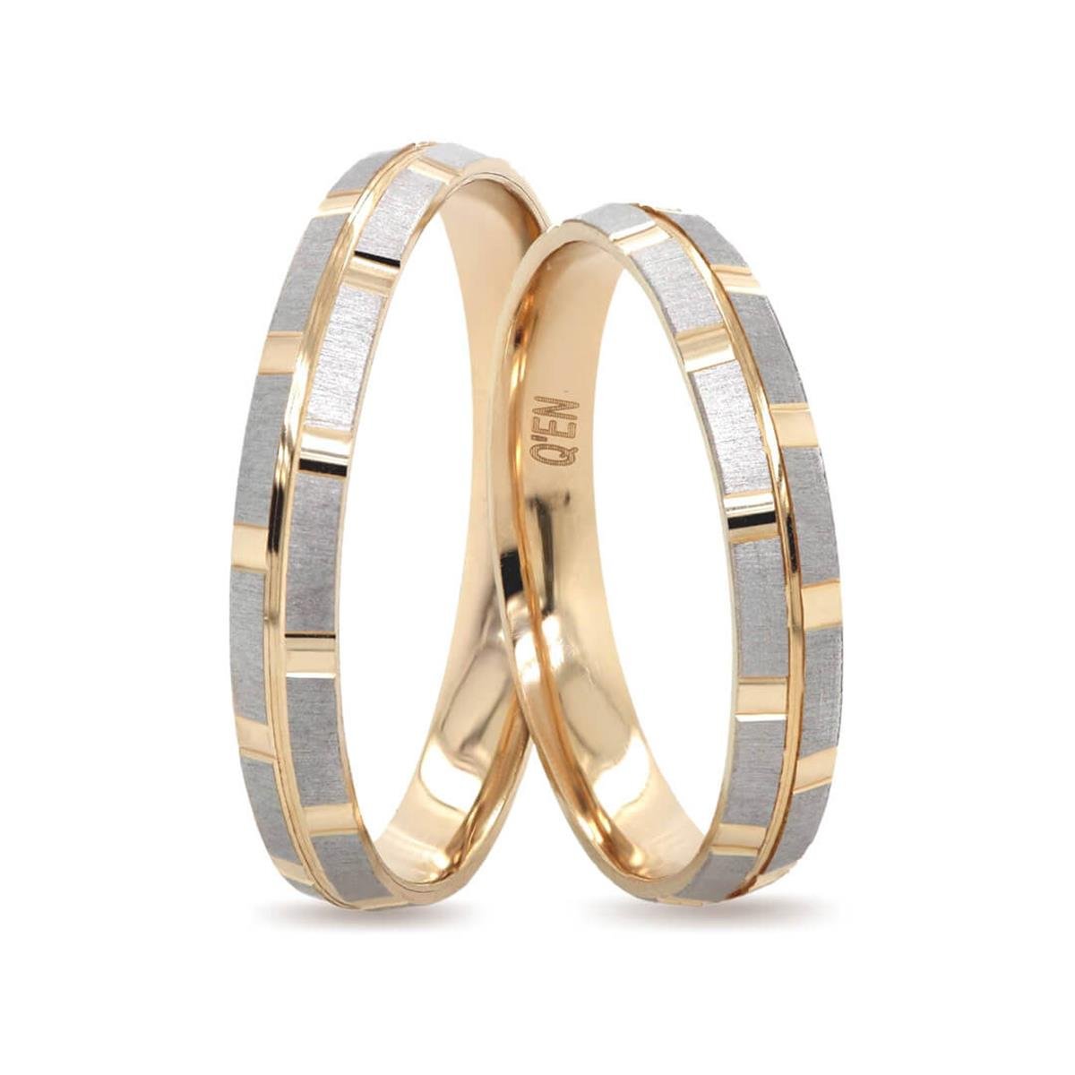 14 Ayar Makine Erkek Alyans - IBK0382