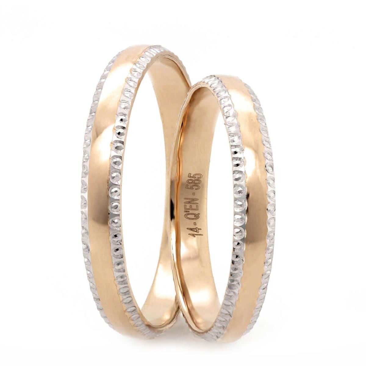 14 Ayar Makine Erkek Alyans - IBK0386