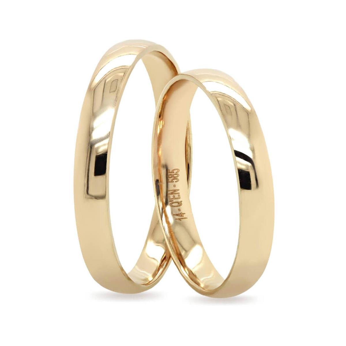 14 Ayar Makine Erkek Alyans - IBK0388