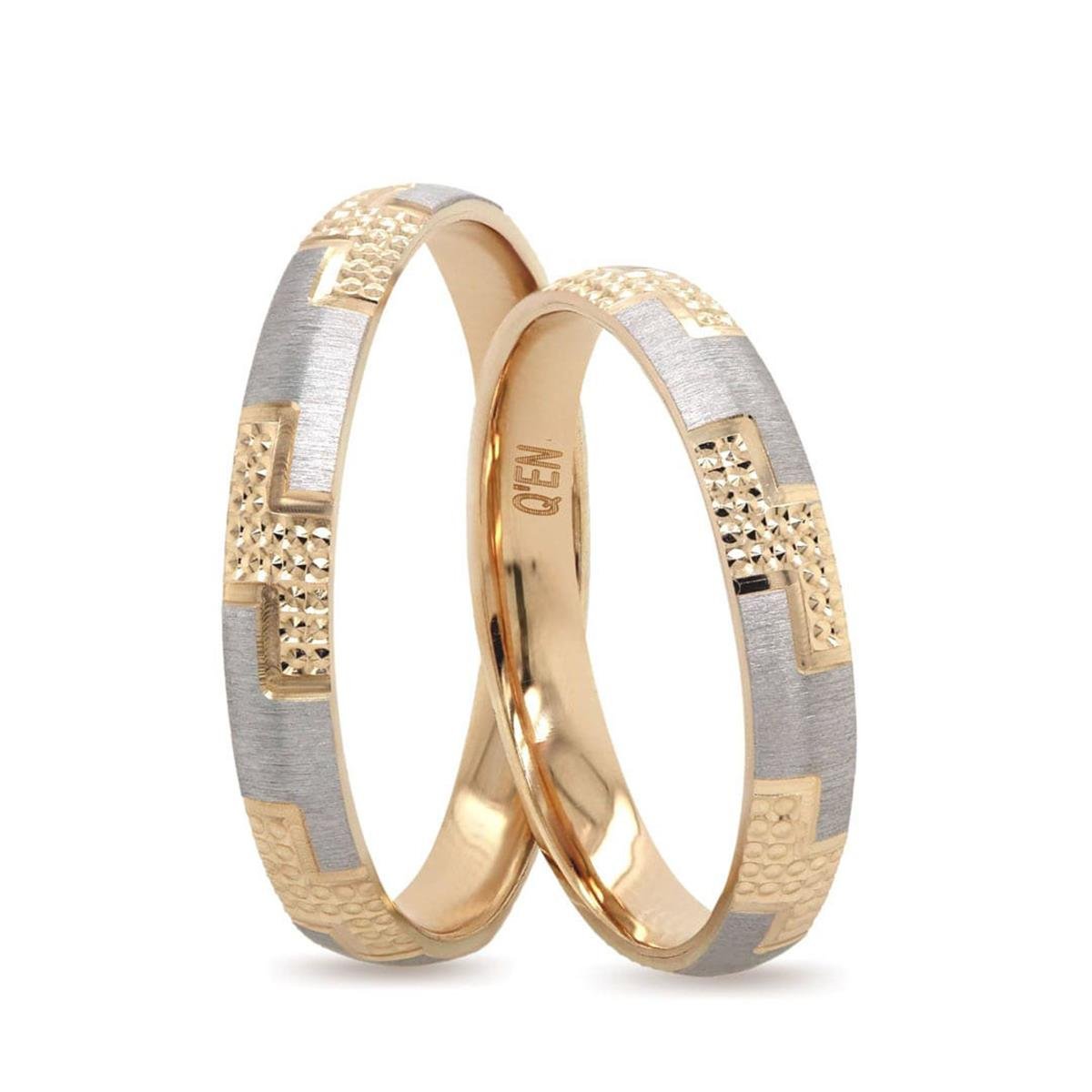 14 Ayar Makine Erkek Alyans - IBK0392