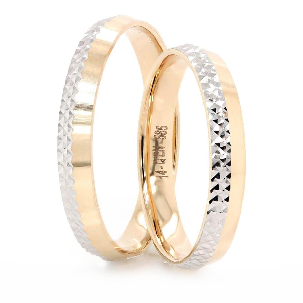 14 Ayar Makine Erkek Alyans - IBK0394