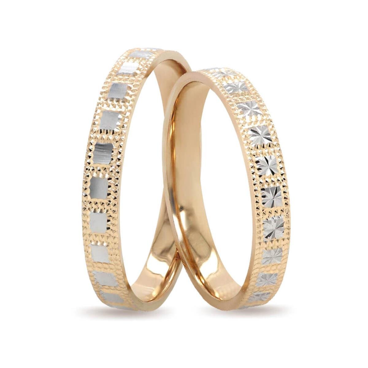 14 Ayar Makine Erkek Alyans - IBK0402