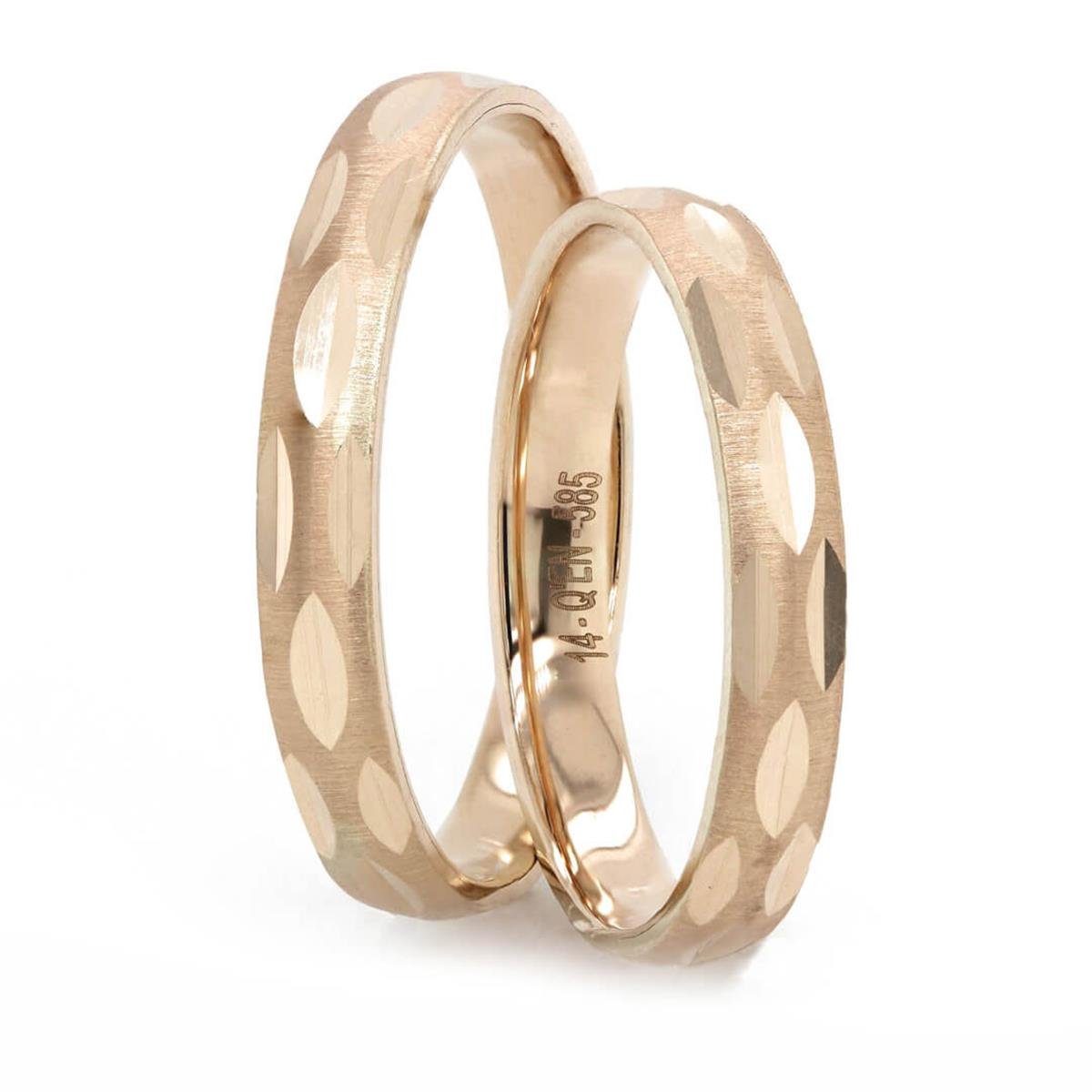 14 Ayar Makine Erkek Alyans - IBK0412