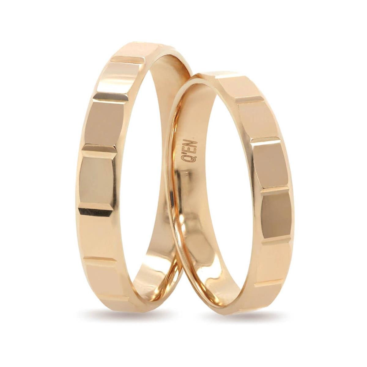 14 Ayar Makine Erkek Alyans - IBK0416