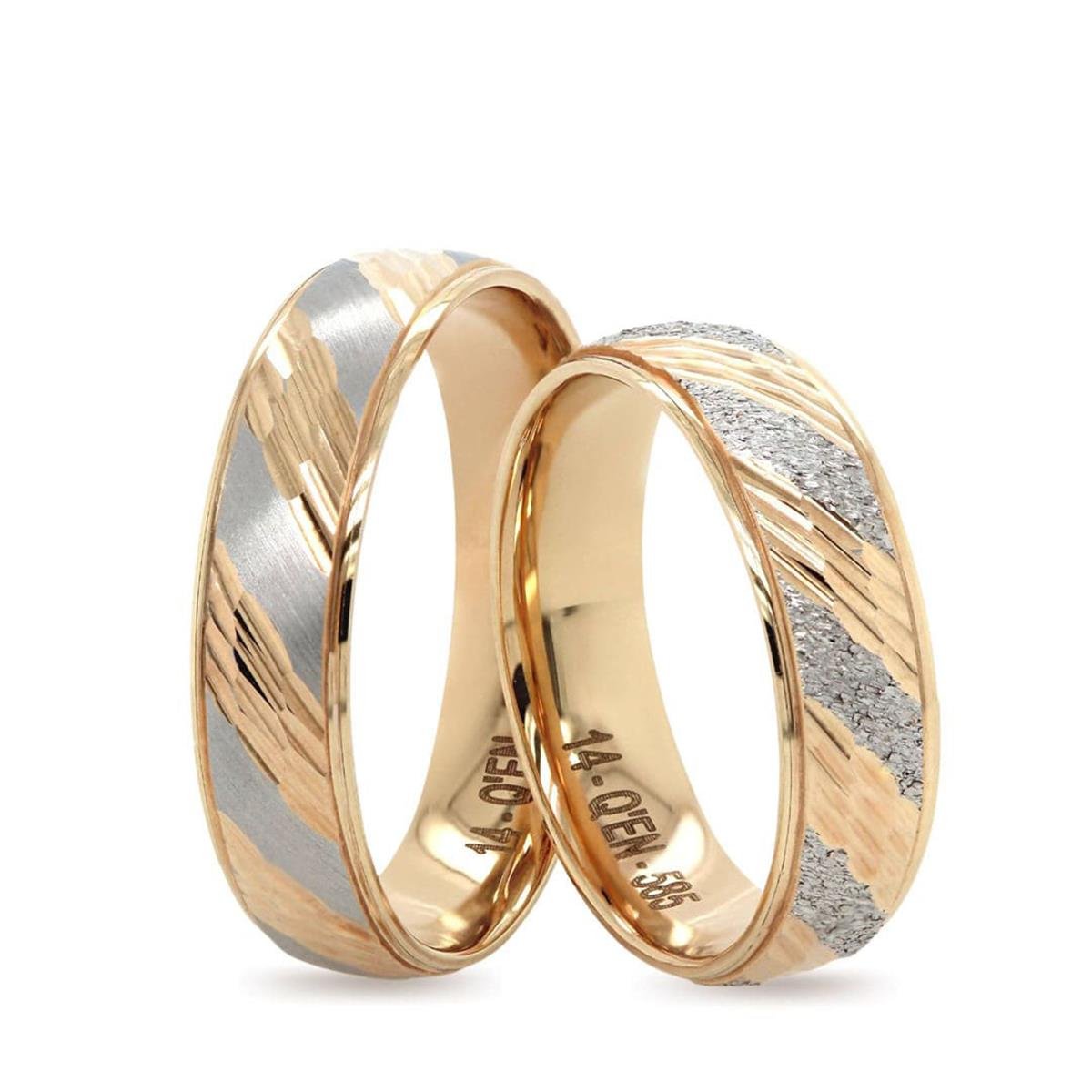 14 Ayar Makine Kadın Alyans - IBK0251