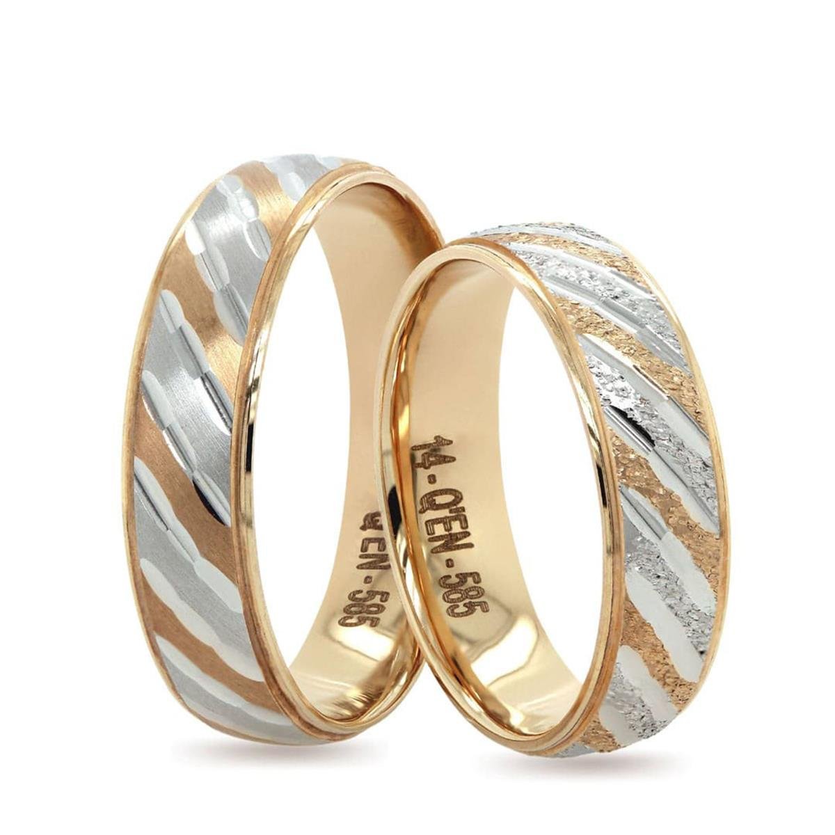 14 Ayar Makine Kadın Alyans - IBK0257