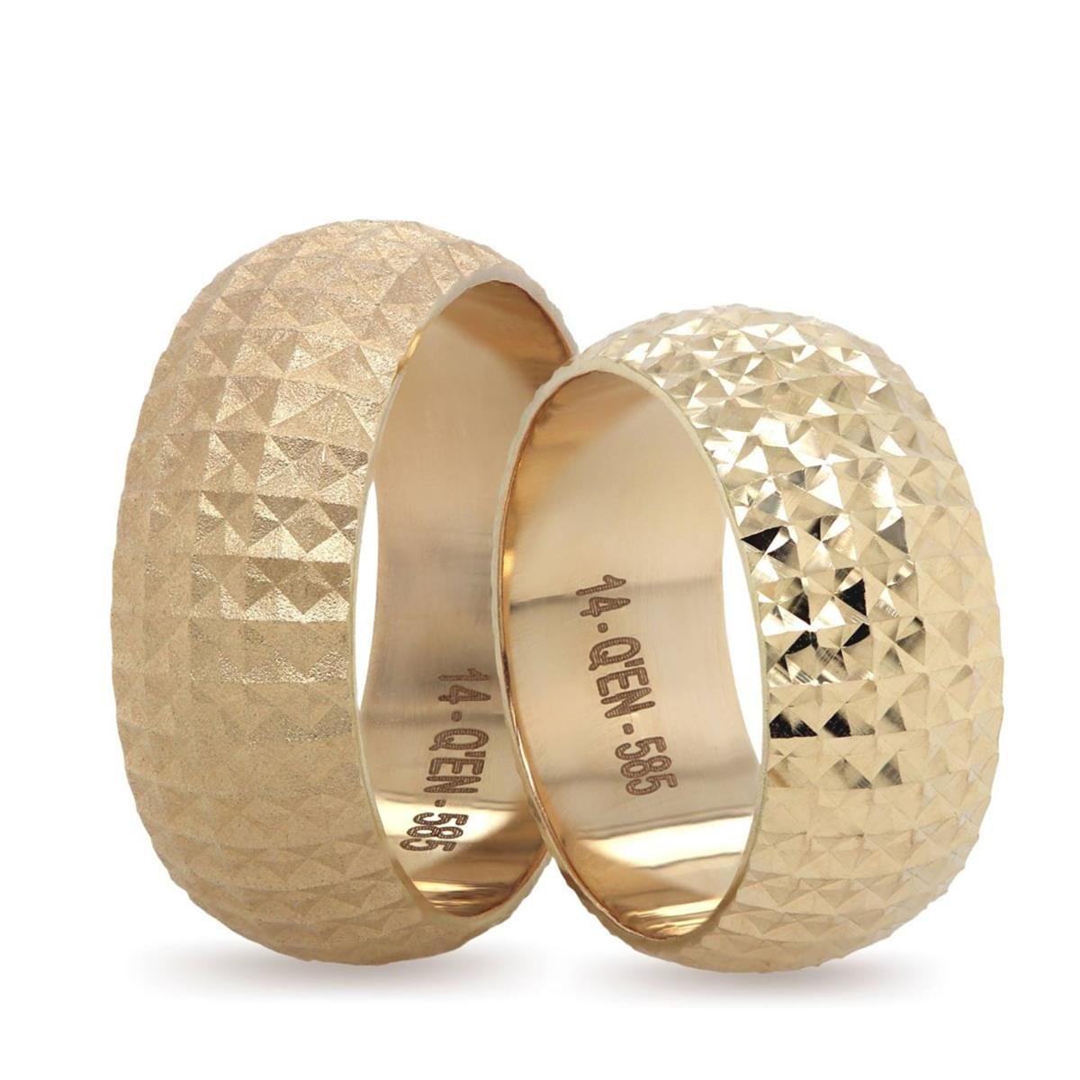 14 Ayar Makine Kadın Alyans - IBK0275