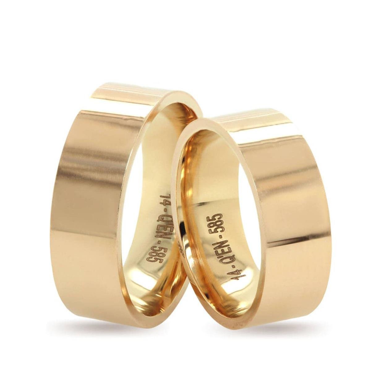 14 Ayar Makine Kadın Alyans - IBK0285