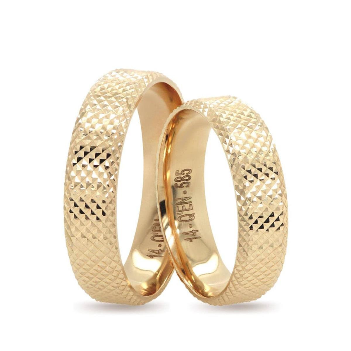 14 Ayar Makine Kadın Alyans - IBK0299