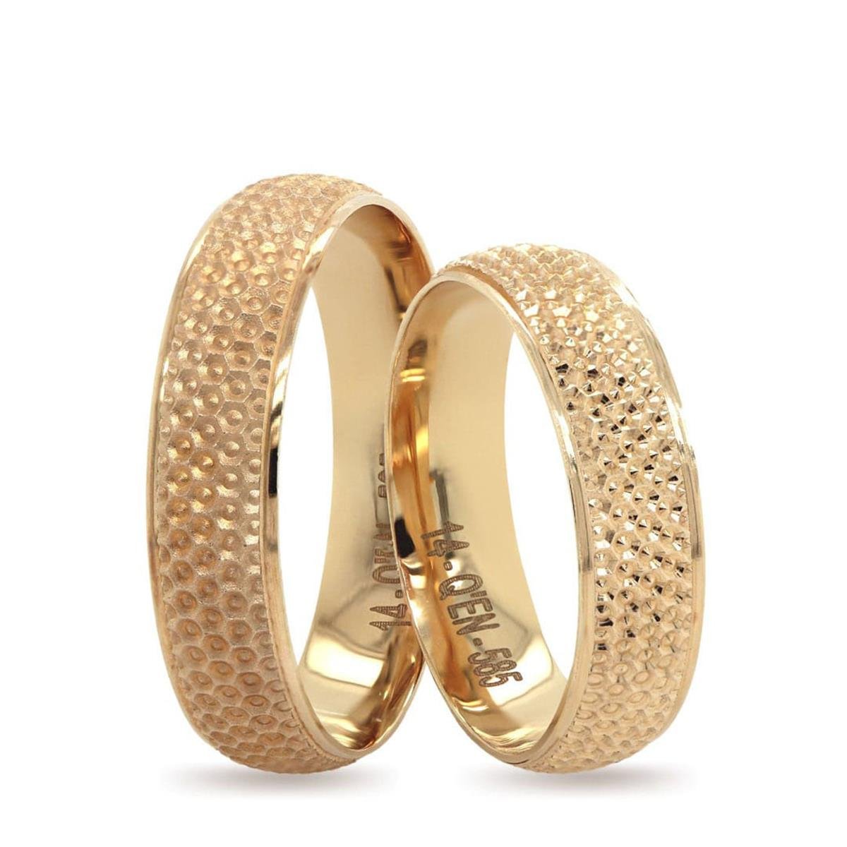 14 Ayar Makine Kadın Alyans - IBK0305