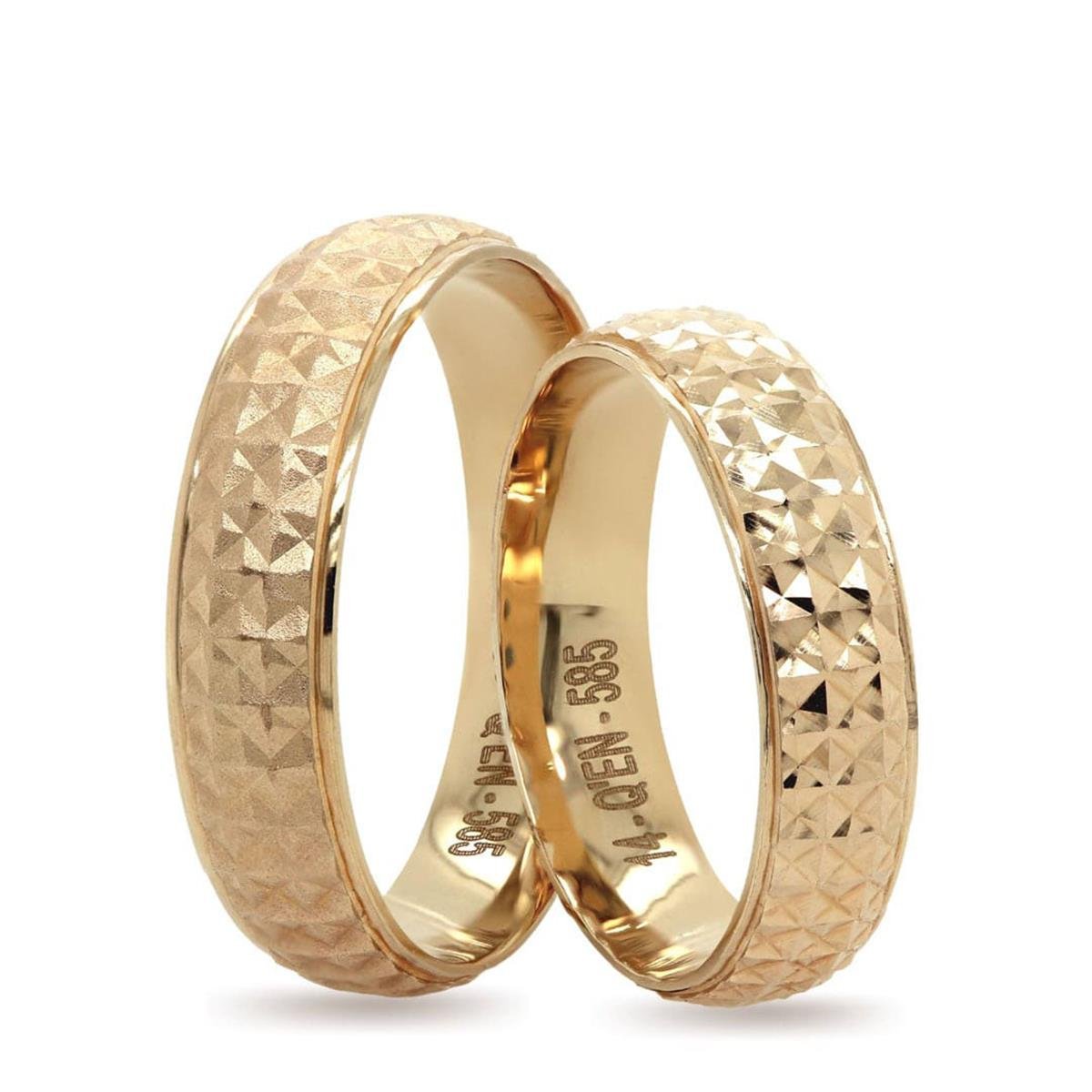 14 Ayar Makine Kadın Alyans - IBK0307