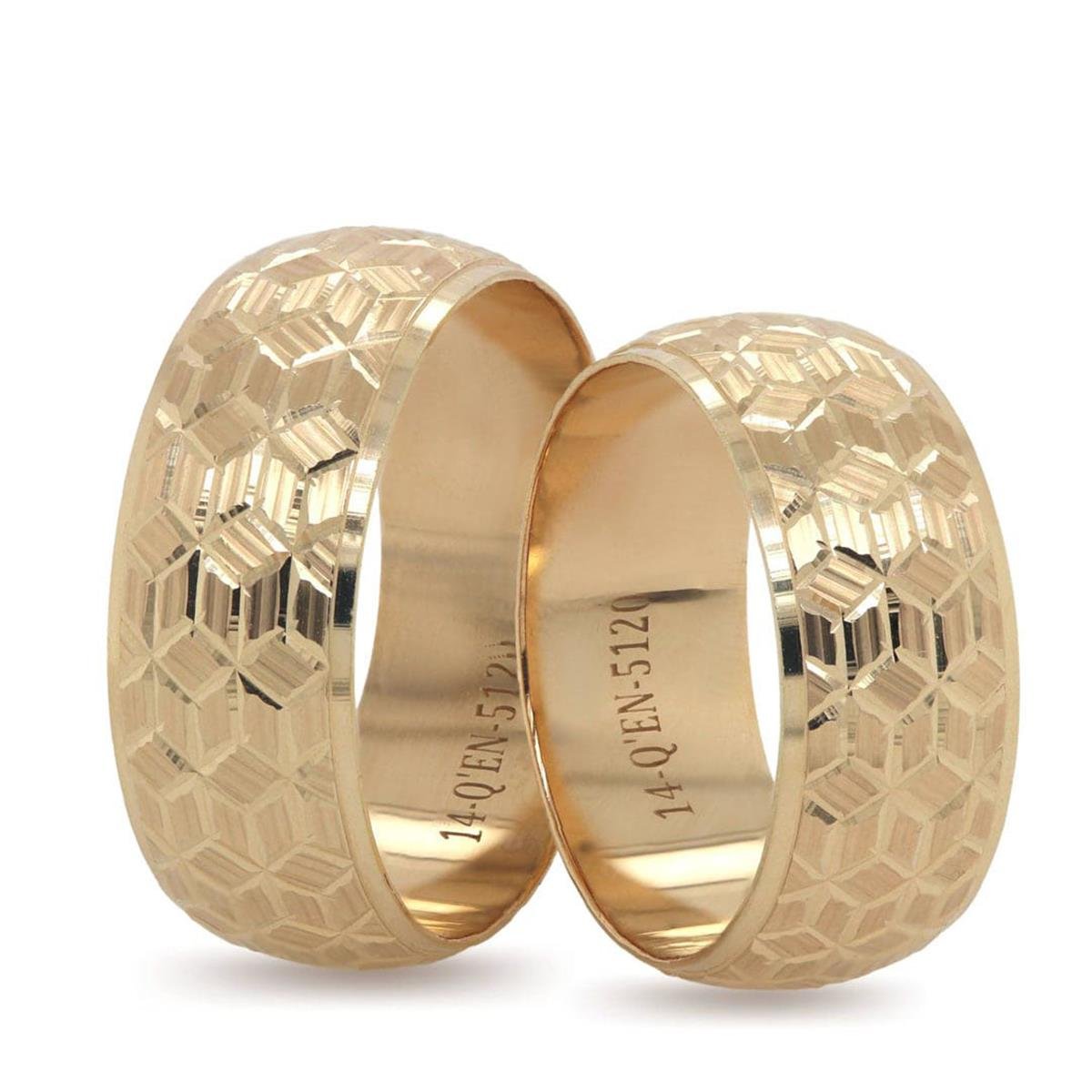 14 Ayar Makine Kadın Alyans - IBK0363