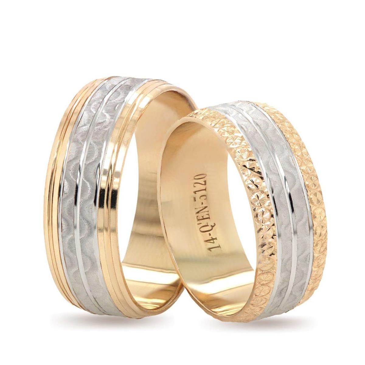 14 Ayar Makine Kadın Alyans - IBK0365