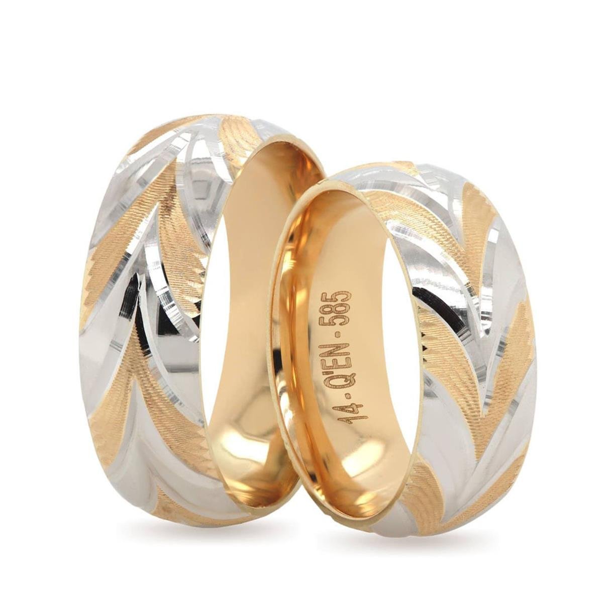 14 Ayar Makine Kadın Alyans - IBK0427