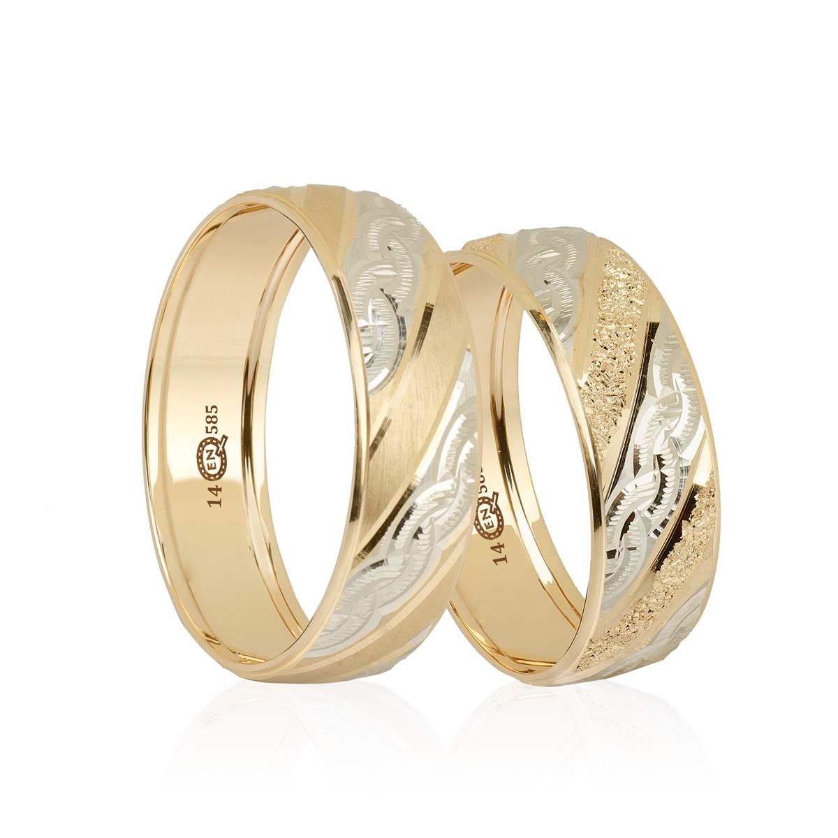 14 Ayar Şarnelli Kadın Alyans - SRN0359