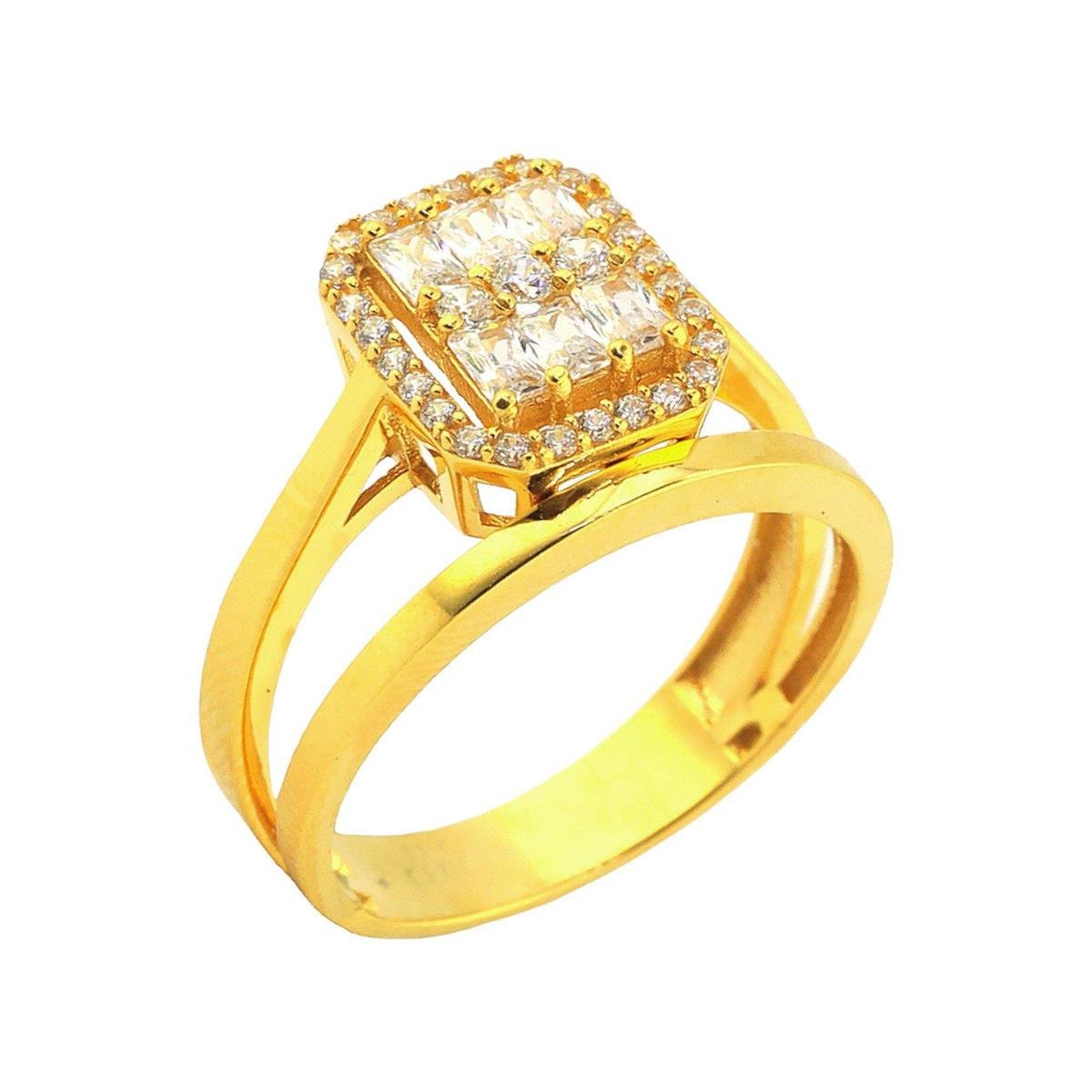 22 Ayar Altın Baget Yüzük  -  0180529